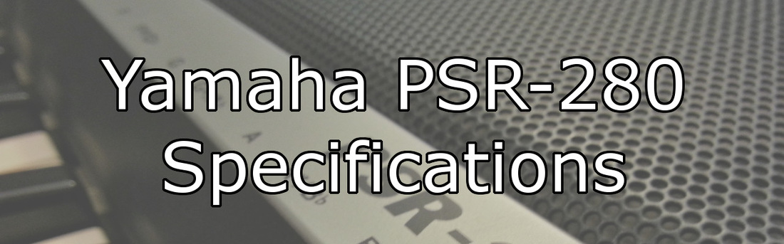 Blog Title - Yamaha PSR-280 Specifications