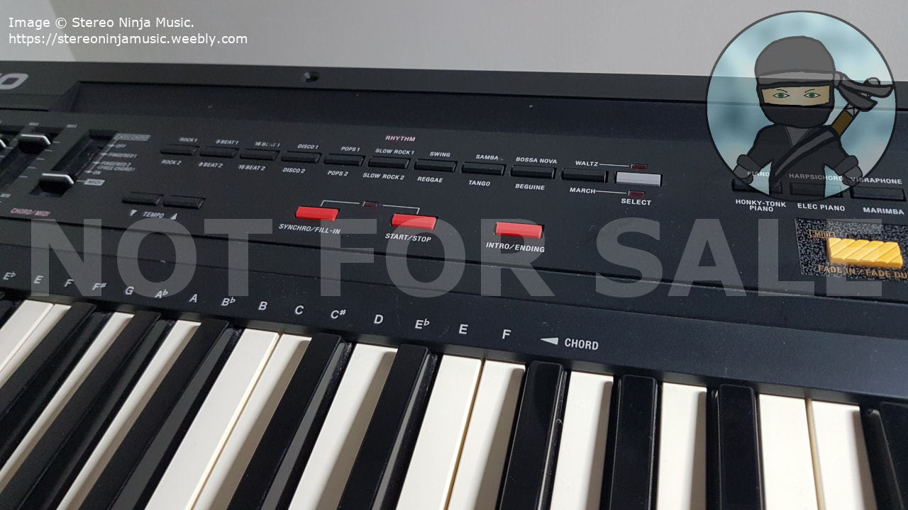 An image of the Casio CT-460 showing the Auto Accompaniment Styles
