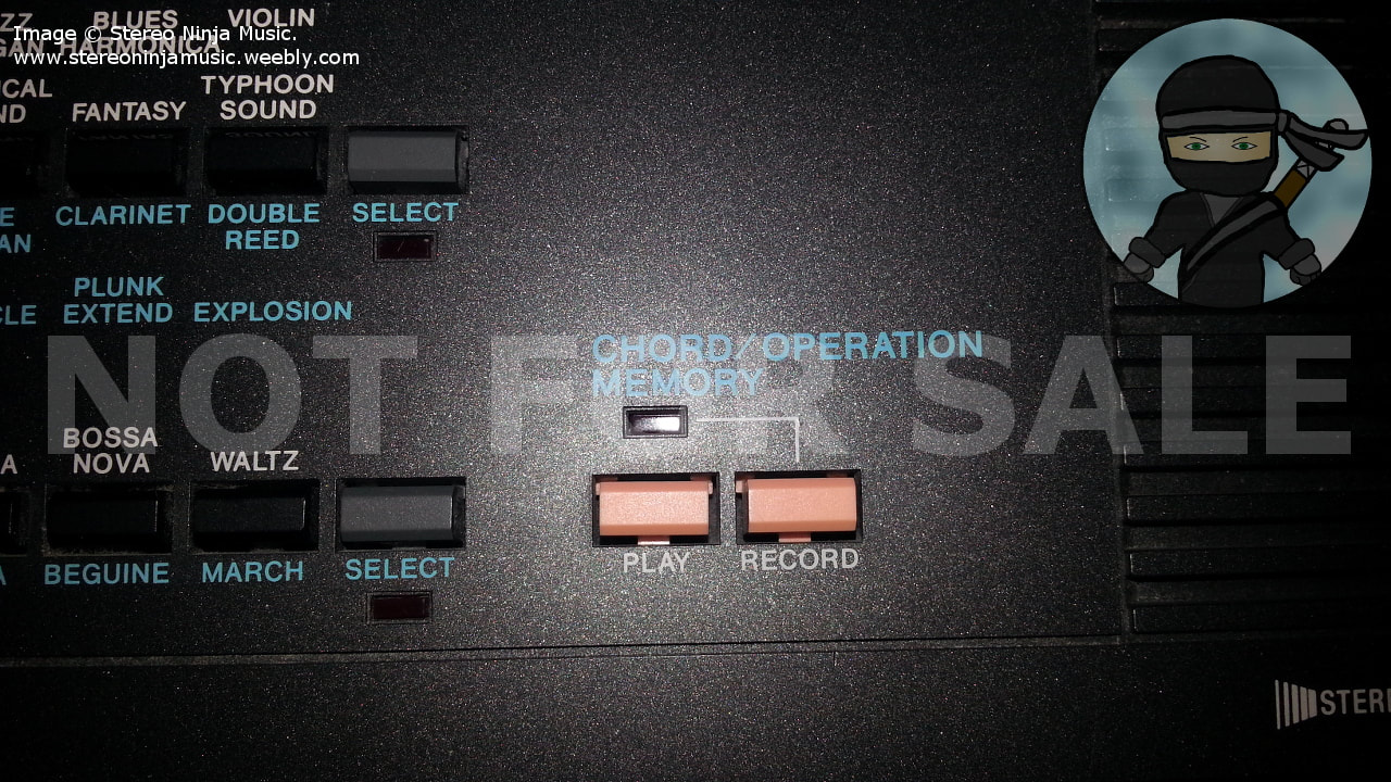 An image of the Chord/Operation Memory buttons