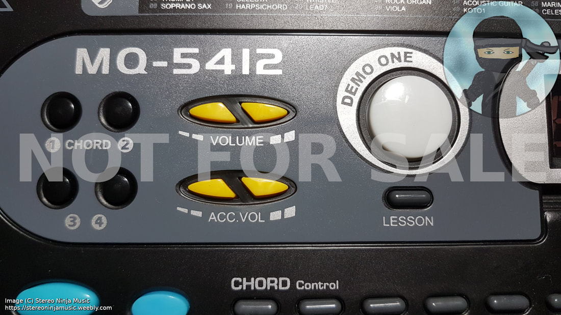 An image showing the 4 chord buttons